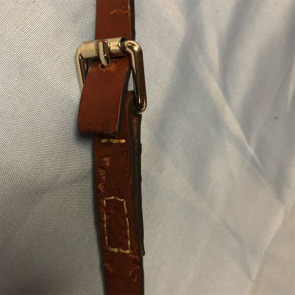 Dooney & Bourke Women's Caramel Pebble Grain Zip Sac Shoulder Bag - Picture 4 of 4